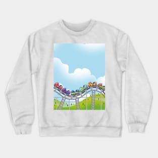 Rollercoaster ride. Crewneck Sweatshirt